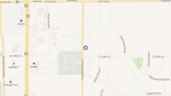 Map for Apple Creek Apartments - Yankton, SD