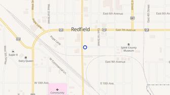 Map for Heartland Apartments - Redfield, SD