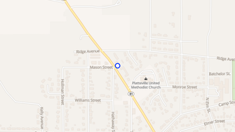 Map for Lanridge Apartments - Platteville, WI