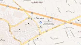 Map for Courtside Square Apartments - King Of Prussia, PA