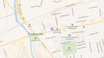Map for City Clock Apartments - Coatesville, PA
