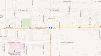 Map for Washington West Apartments - Greenville, MI