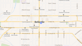 Map for Bud Zipfel Apartment Rentals - Belleville, IL