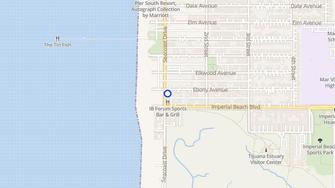 Map for Imperial House Apartments - Imperial Beach, CA