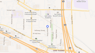 Map for Casa Manana Apartments - San Ysidro, CA