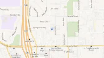 Map for Helix Vista Senior Apartments - Spring Valley, CA