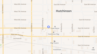 Map for Landmark Apartments - Hutchinson, KS