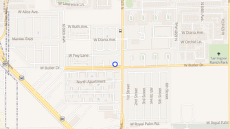 Map for Crystal Springs Apartments - Glendale, AZ