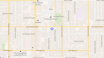 Map for Vanowen Plaza Apartments - Van Nuys, CA