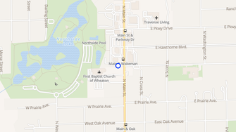 Map for Wheaton Square Apartments - Wheaton, IL