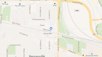 Map for Main Street  - Bensenville, IL