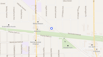 Map for Argyle Garden Apartments - Elmhurst, IL