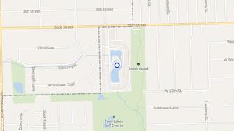 Map for King Arthur Westmont Apts - Westmont, IL