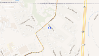 Map for Gravois Ridge Apartments - Fenton, MO