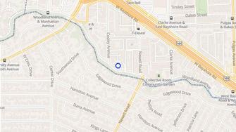 Map for Woodland Arms Apartments - East Palo Alto, CA