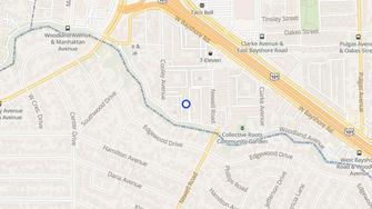 Map for Woodland Apartments - East Palo Alto, CA