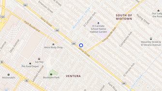 Map for Alma Apartments - Palo Alto, CA
