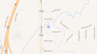 Map for Sunrise River Apartments - Wyoming, MN