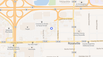 Map for Rosemall Apartments - Roseville, MN