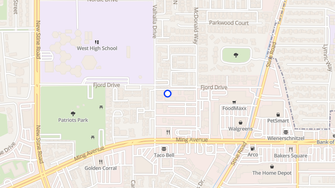 Map for Westridge Gardens - Bakersfield, CA