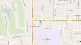 Map for Cedarwood Apartments - Bakersfield, CA