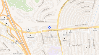 Map for Pacifica Senior Living at Santa Clarita - Newhall, CA