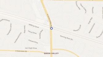 Map for Green Valley Country Club - Henderson, NV