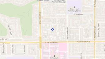 Map for The Reserve at Spanish Trail - Las Vegas, NV