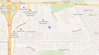 Map for Altamont Apartments - Rohnert Park, CA