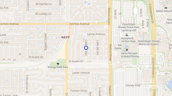 Map for Hermosa Village Apartments - Anaheim, CA