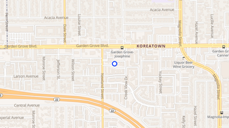 Map for Walden Apartments - Garden Grove, CA