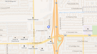 Map for Ridgewood Village Apartments - Orange, CA