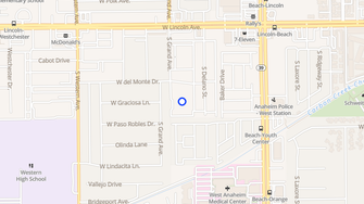 Map for Rancho Del Monte - Anaheim, CA