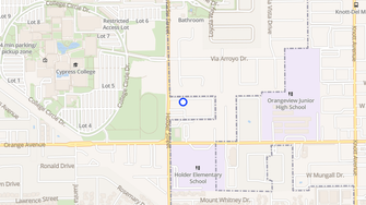 Map for Royal Garden Apartments - Cypress, CA
