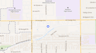 Map for Orange Tree Garden Apartments - Anaheim, CA