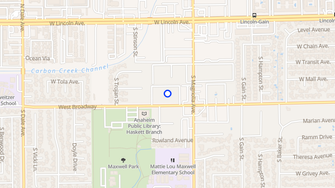 Map for Casa Del Prado - Anaheim, CA