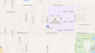Map for Oakfield Apartments - Wisconsin Rapids, WI