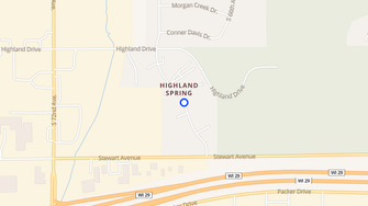 Map for Highland Spring Villas - Wausau, WI