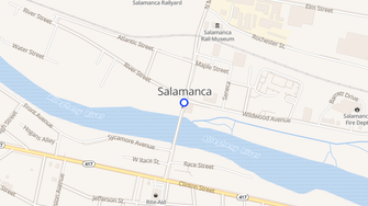 Map for Nies Block Apartments - Salamanca, NY