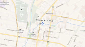 Map for United Towers Apts - Chambersburg, PA
