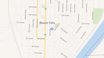 Map for Michael S Brady - Beaver Falls, PA