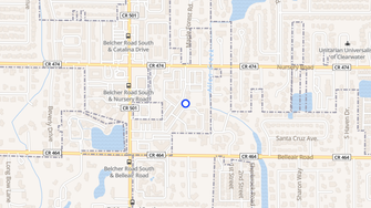Map for Oakbrook Village Apartment Homes - Clearwater, FL