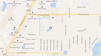 Map for Park Place Apartments  - Port Richey, FL
