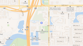 Map for Whitehall Gardens Apartments - Saint Petersburg, FL