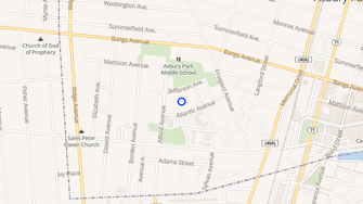 Map for Vita Garden Apartments - Asbury Park, NJ