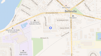 Map for Tuscan Manor - Belleville, MI