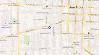 Map for Albert Terrace - Ann Arbor, MI