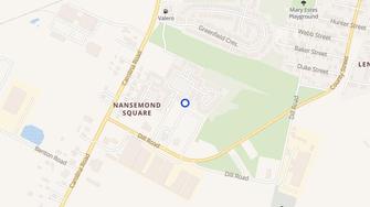 Map for Nansemond Square Apartments - Suffolk, VA