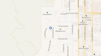 Map for Desert Hills Apartment Hotel - Palm Springs, CA