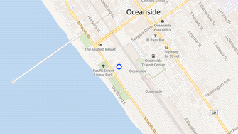 Map for Seaview Apartments - Oceanside, CA